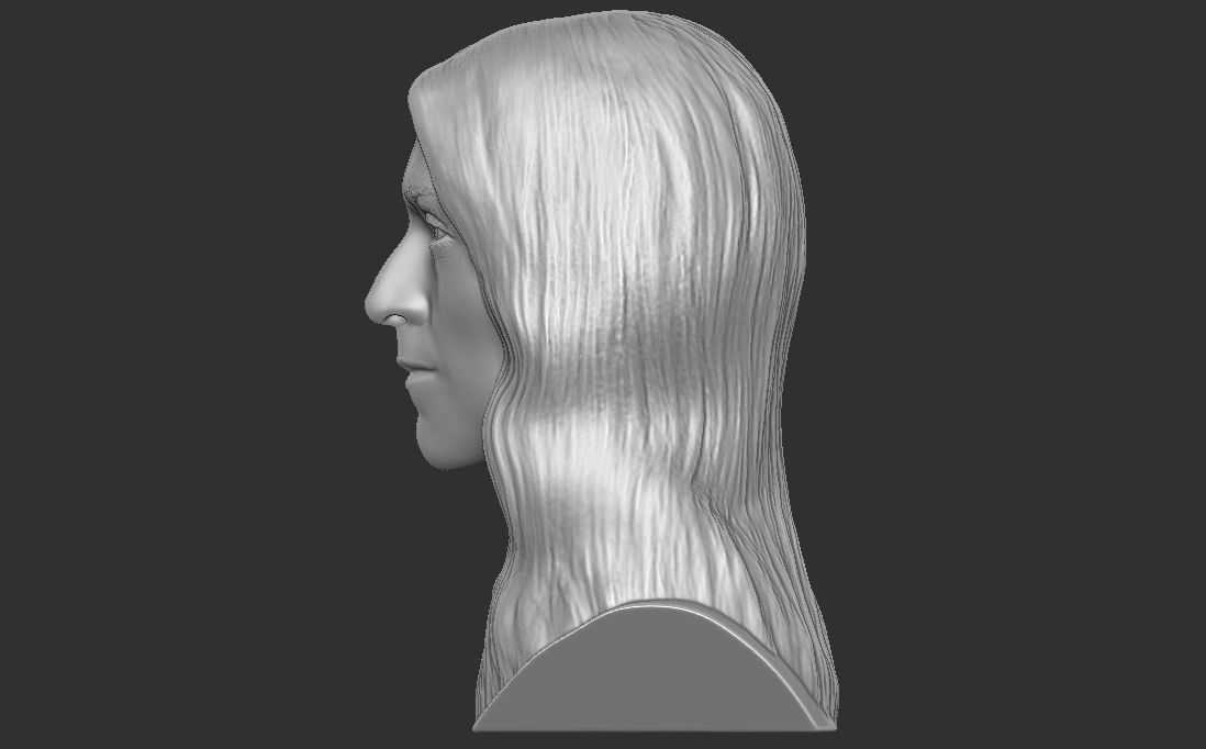 Celine Dion bust for 3D printing 3D print model_10