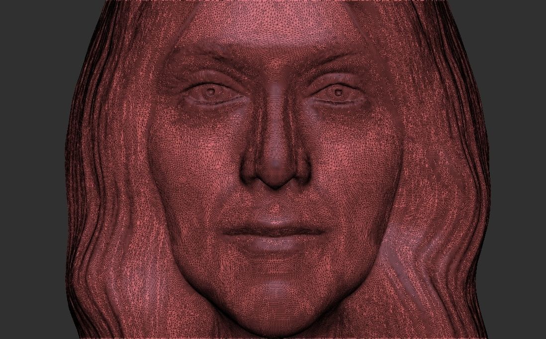 Celine Dion bust for 3D printing 3D print model_31