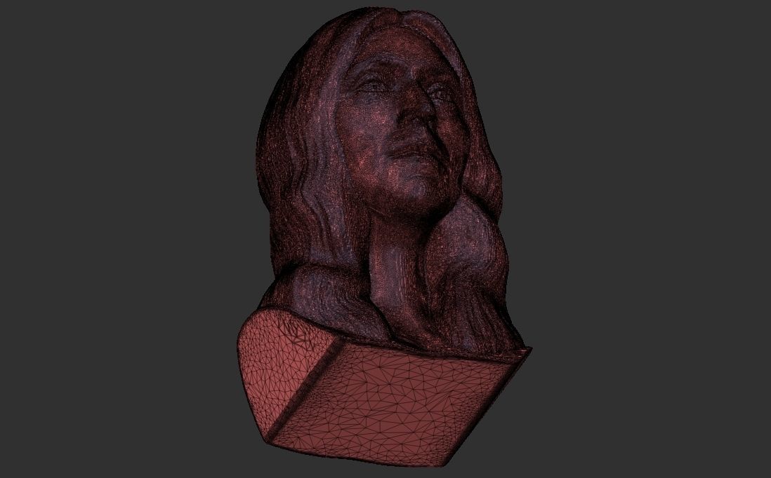 Celine Dion bust for 3D printing 3D print model_32