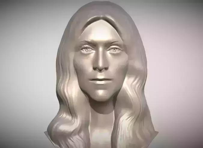 Celine Dion bust for 3D printing 3D print model