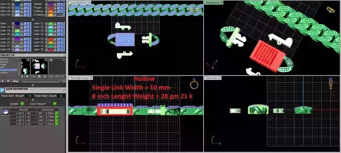 Cubic Diamond Chain 62