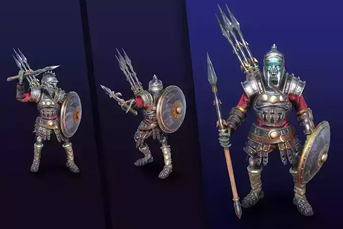 Skeleton Spear Thrower