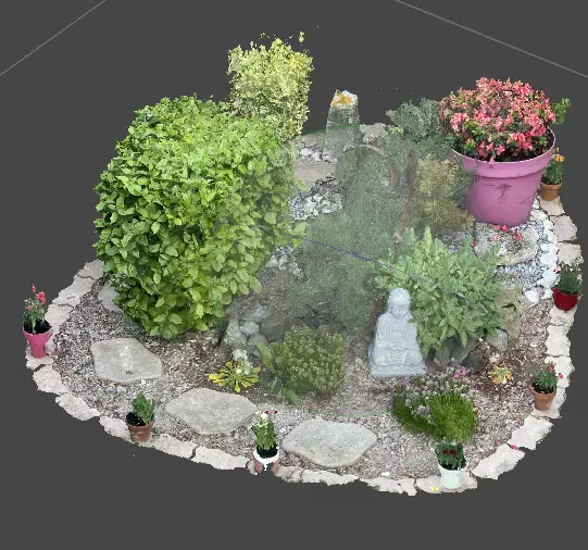 Japanese garden 3D model