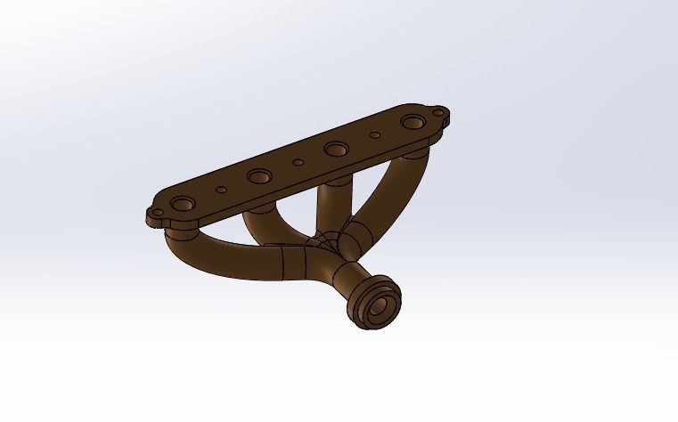 Exhaust Manifold 3D model 3D model_2