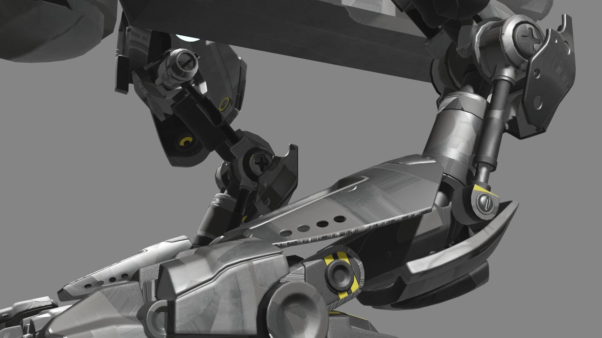 Innovatron Your Futuristic Companion Robot 3D model_7