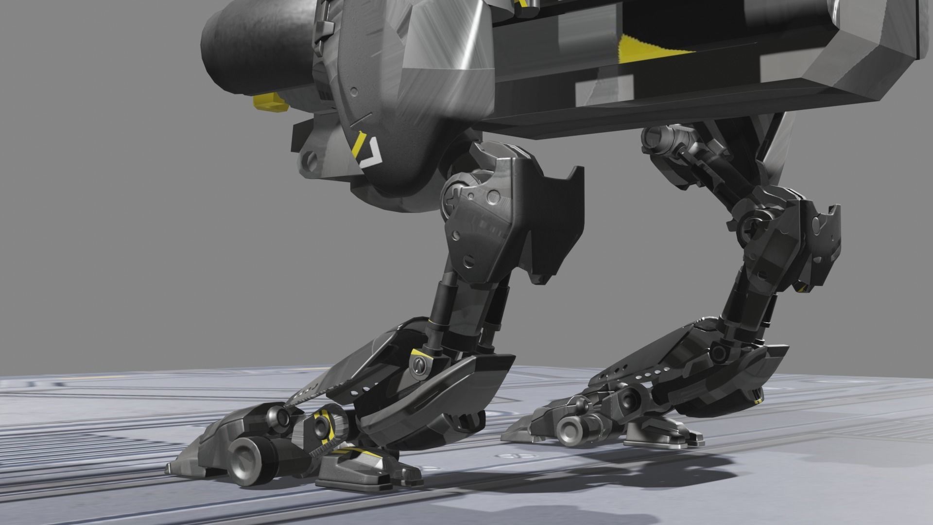 Innovatron Your Futuristic Companion Robot 3D model_2