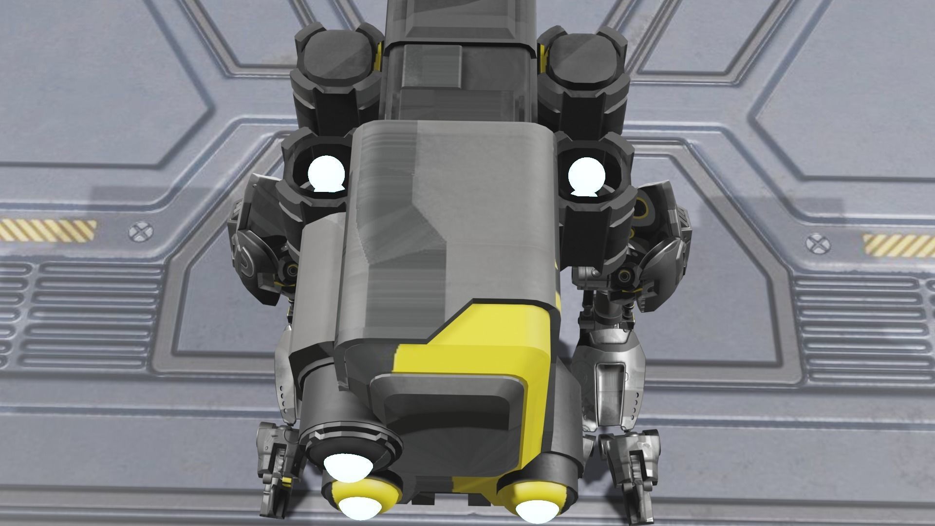 Innovatron Your Futuristic Companion Robot 3D model_8