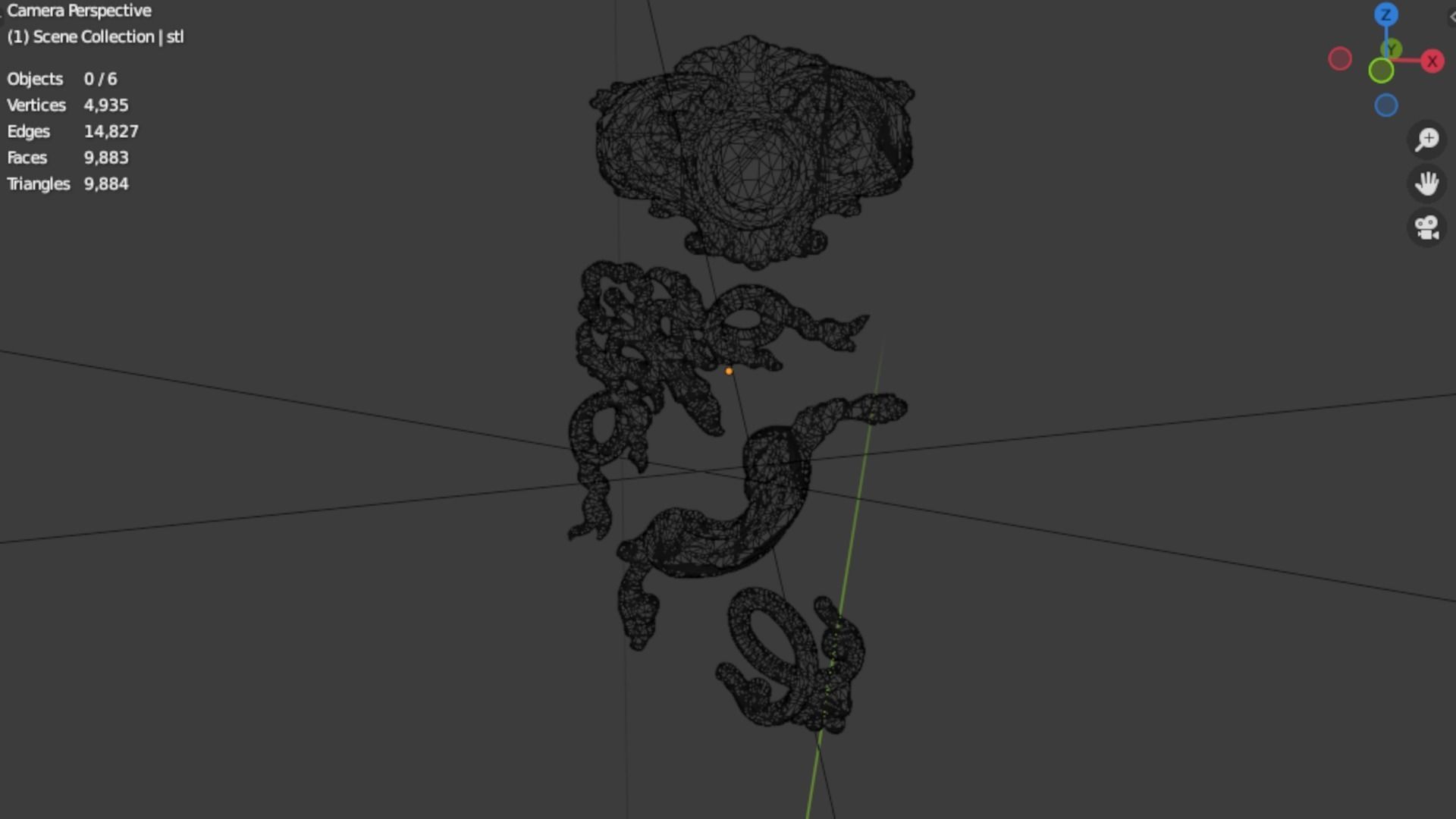 Classic decor ornament 294 3D model_6