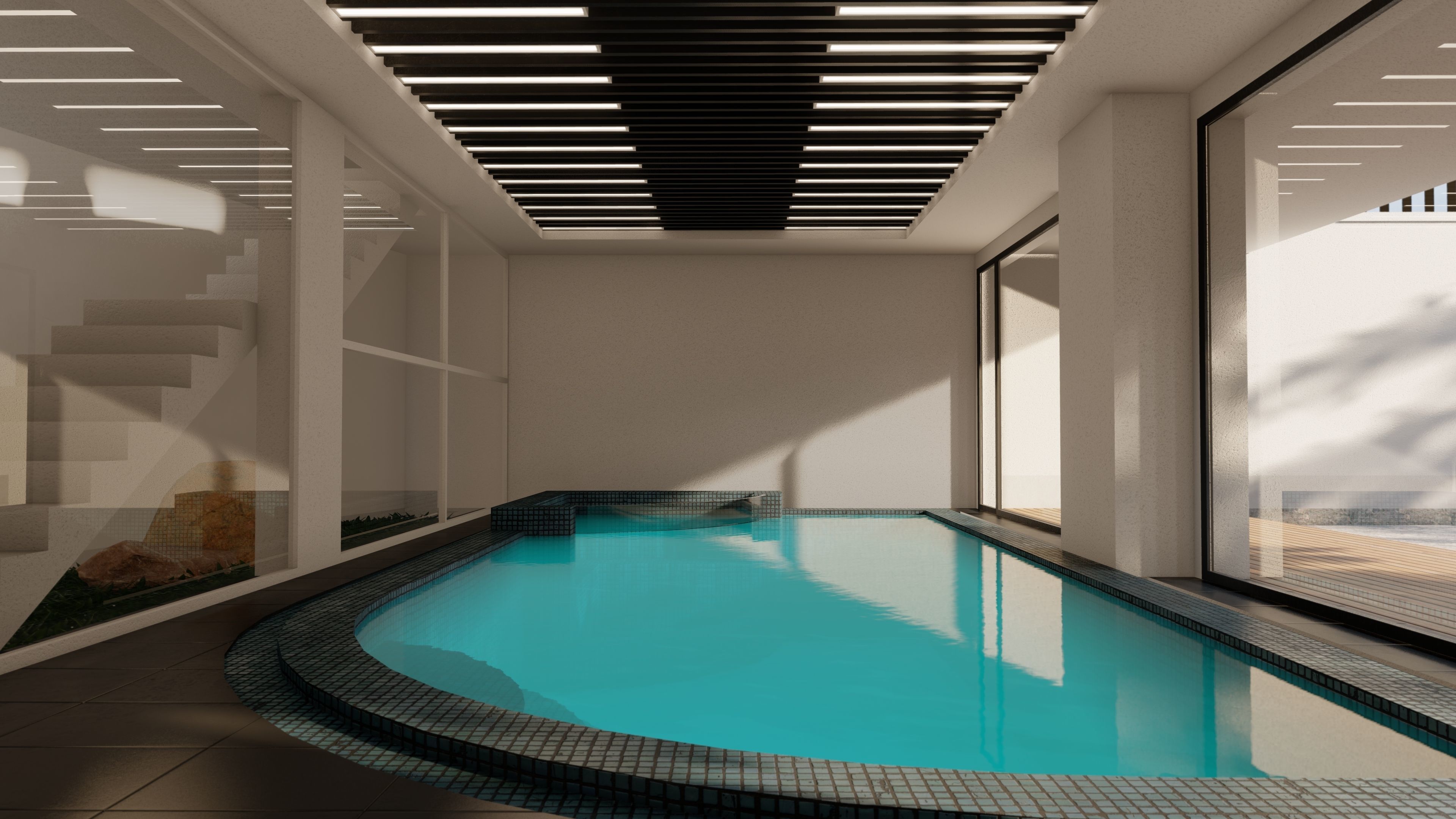 Minimalist Vila 3d Model 3D model_3