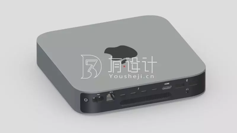 Apple Mac Mini 2018 Free 3D model