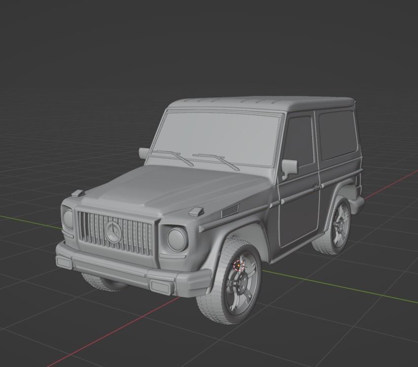 3d model of a Mercedes car 3D model_11