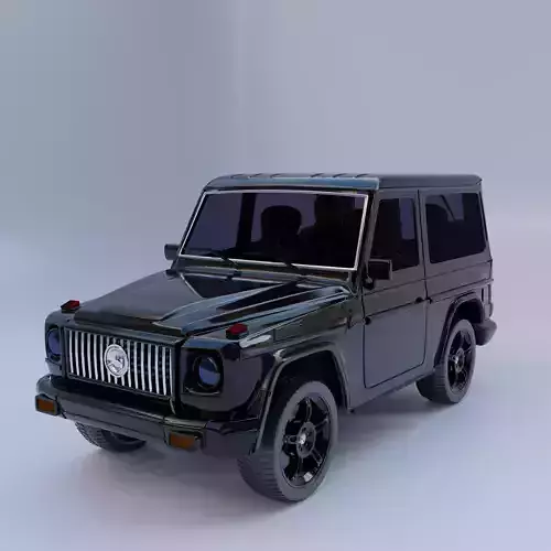3d model of a Mercedes car