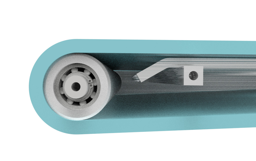 3D Design of a  modular belt conveyor for the food industry 3D model_1