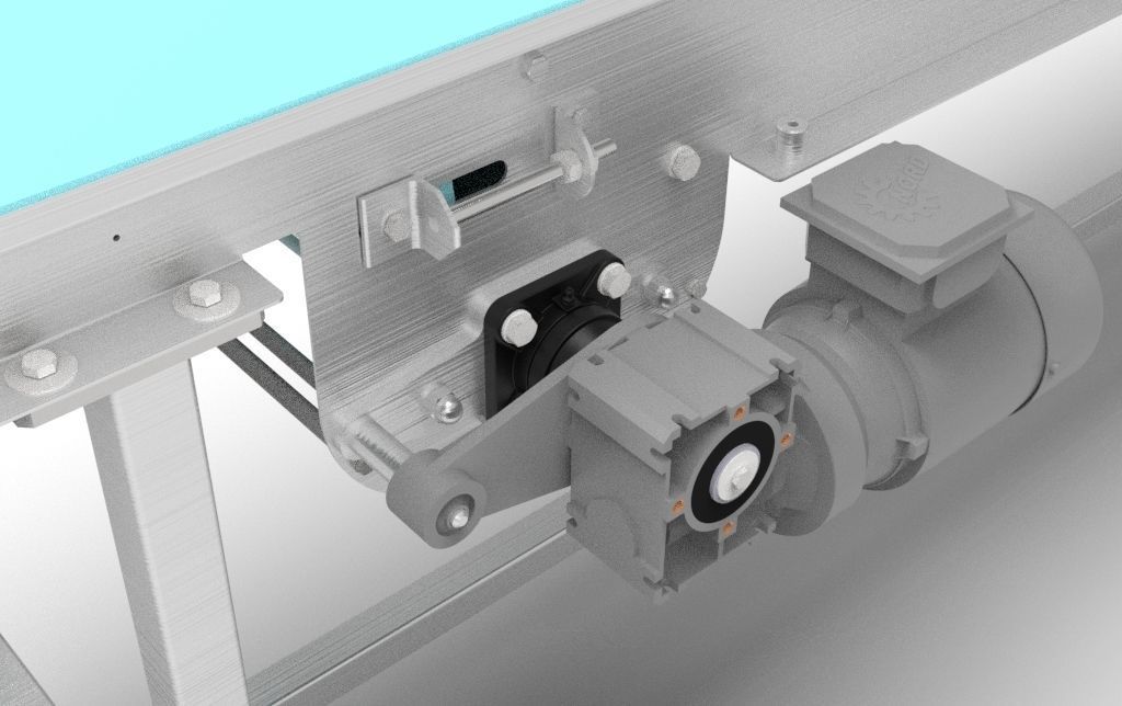 3D Design of a  modular belt conveyor for the food industry 3D model_6