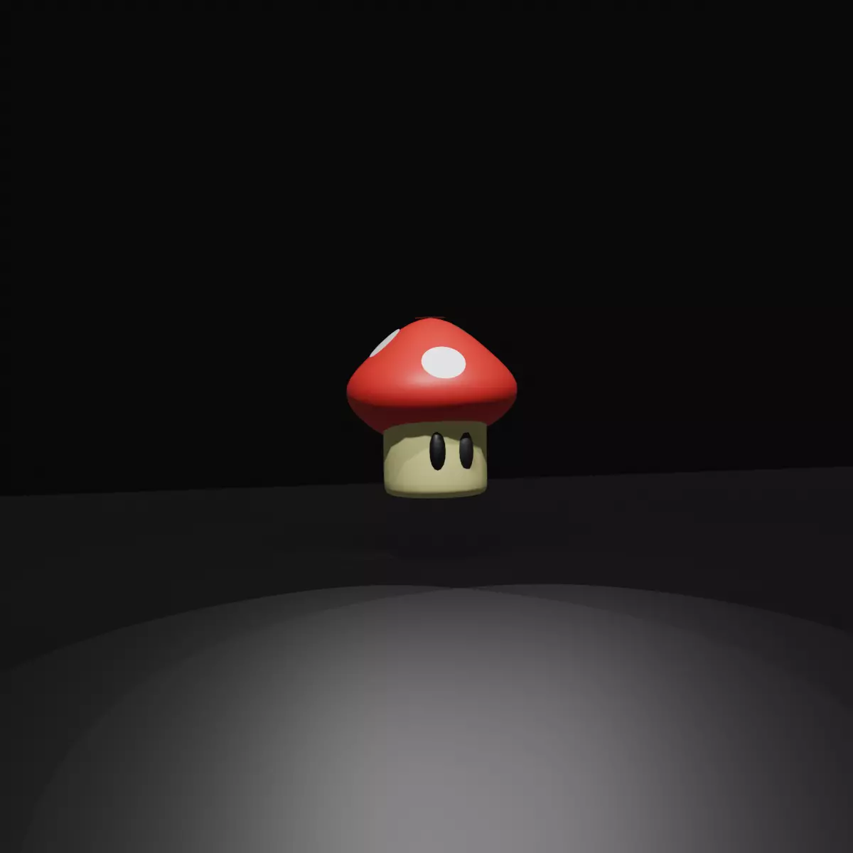 3D Cute Model Of Mushroom 3D model_0