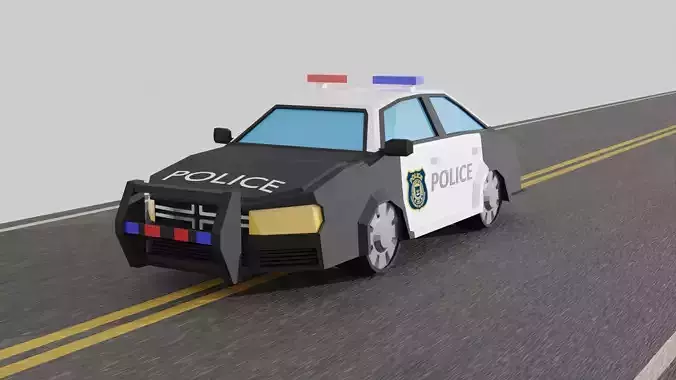 LowPolyPoliceCar