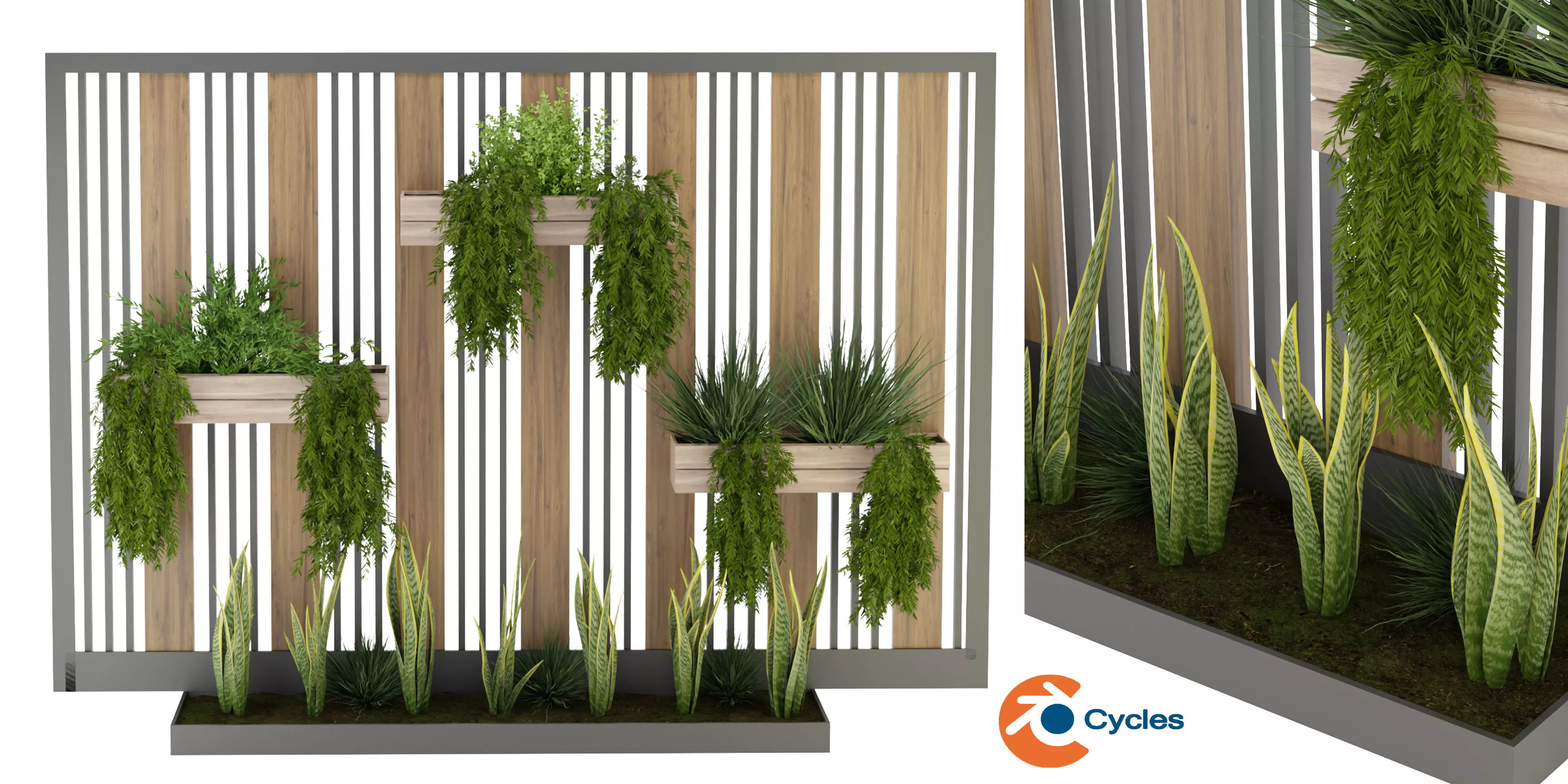 Collection plant vol 117 - blender model  3D model_0