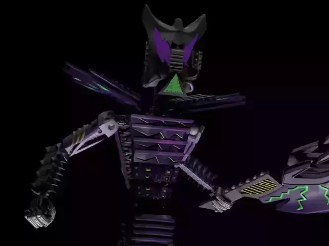 Robot Model Lightning - RIGGED