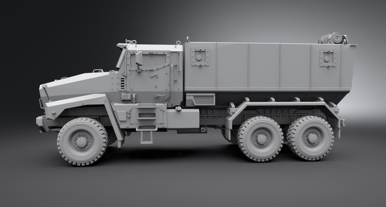 Ural Typhoon U Scale model 3D print model_1