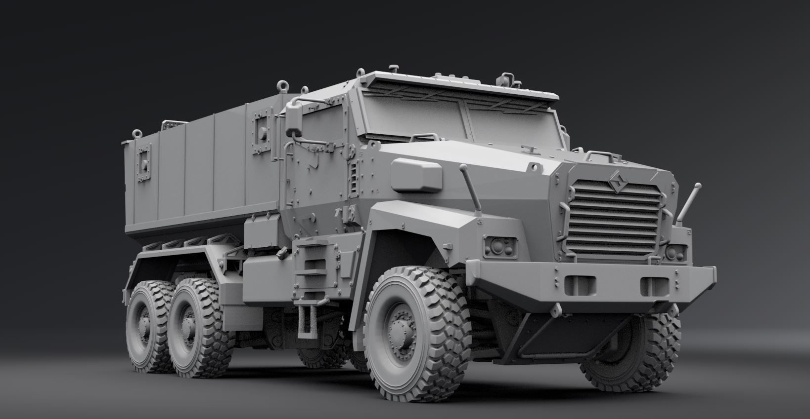 Ural Typhoon U Scale model 3D print model_4