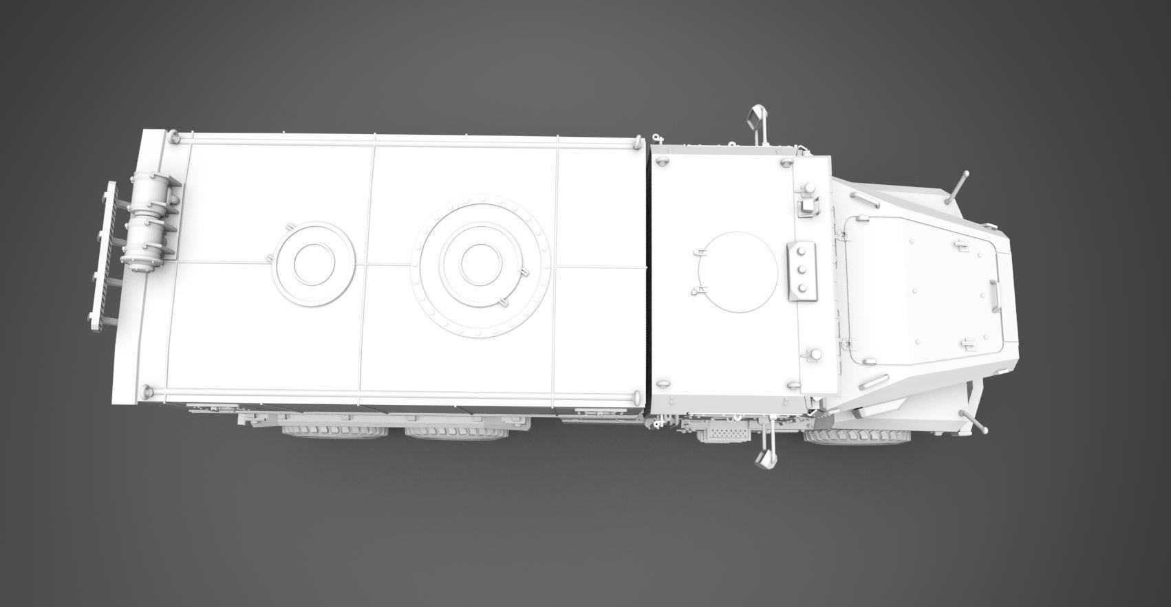 Ural Typhoon U Scale model 3D print model_3