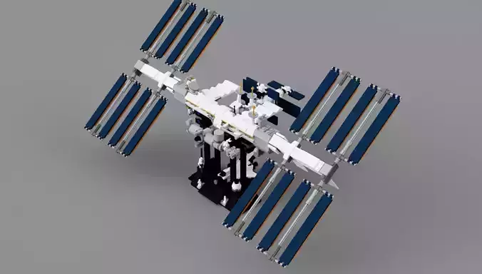 LEGO NASA - ESA INTERNATIONAL SPACE STATION 21321 3D print model