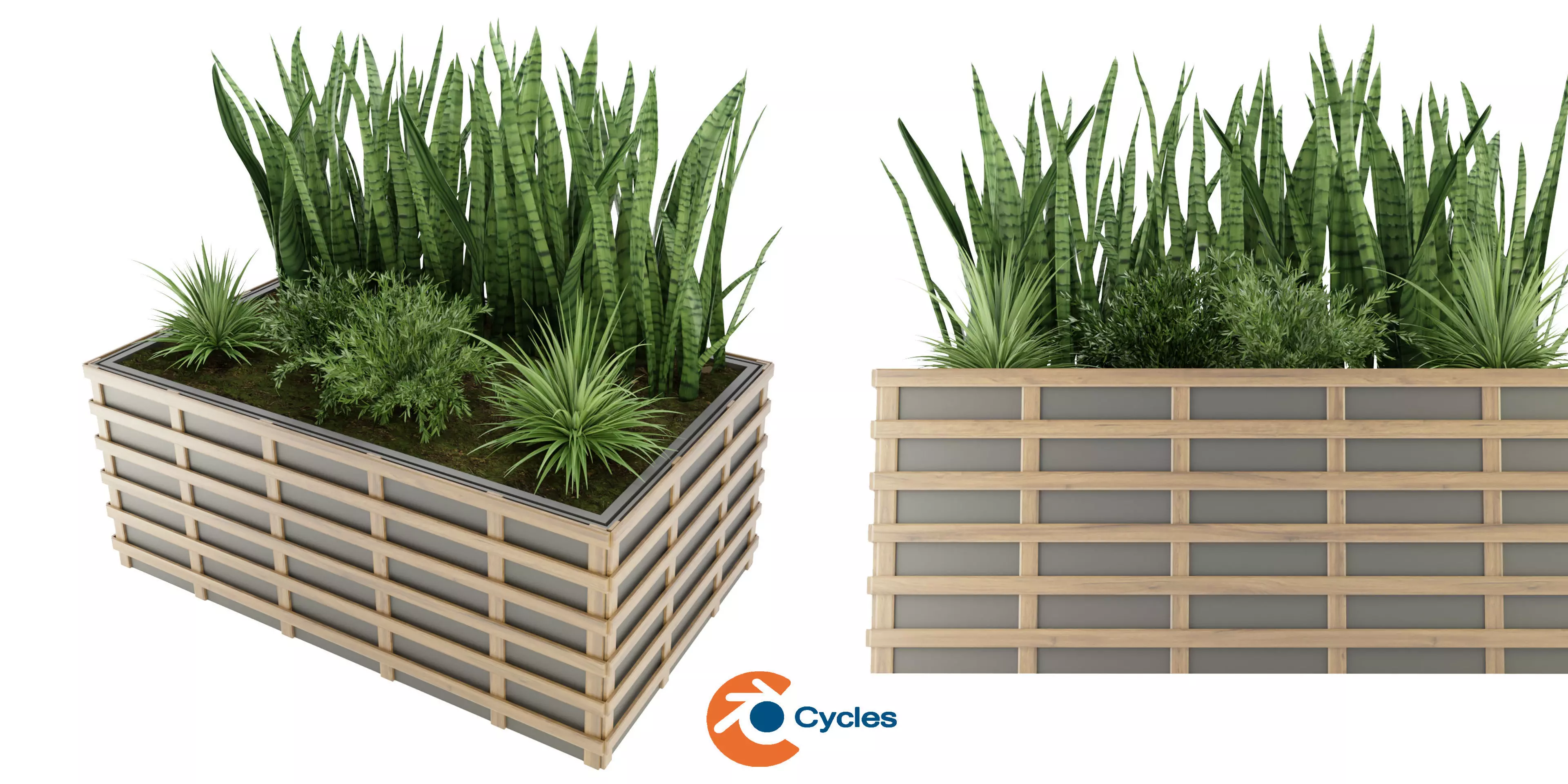 Collection plant vol 132 - blender model 3D model