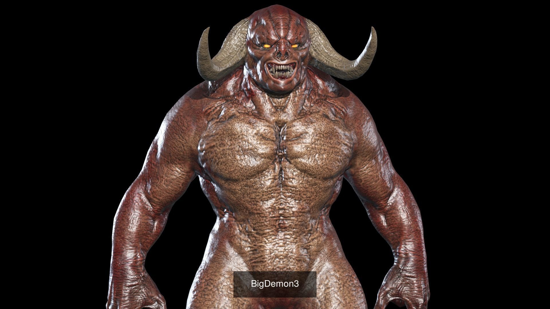 Big Demons Pack 3D Model Collection_10
