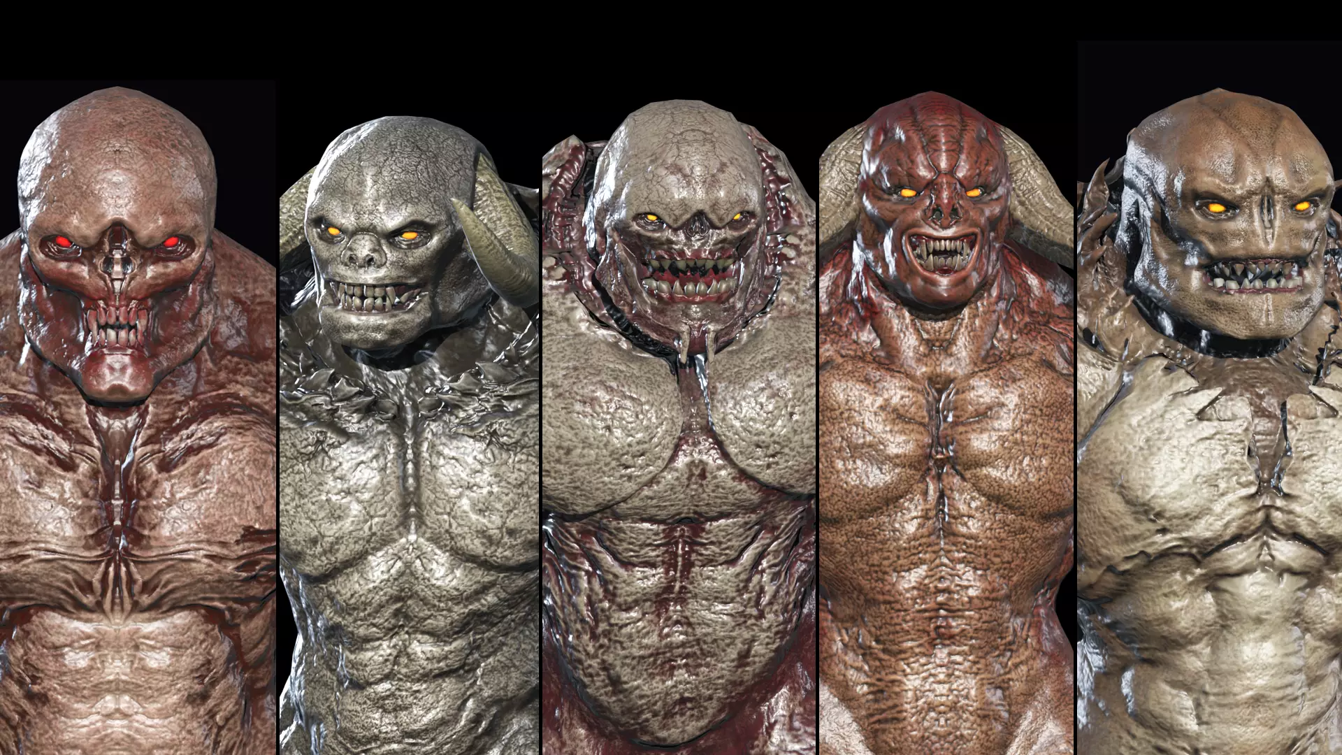 Big Demons Pack 3D Model Collection_0