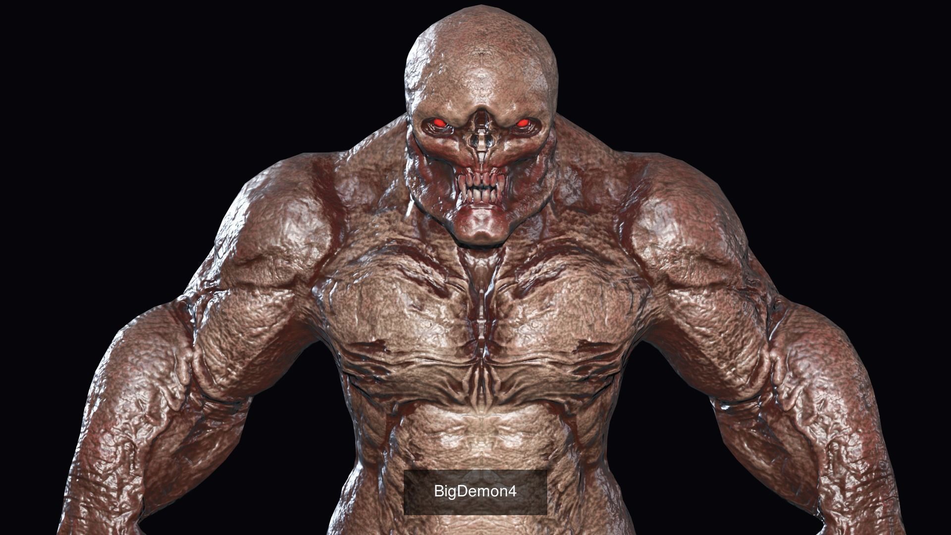 Big Demons Pack 3D Model Collection_12