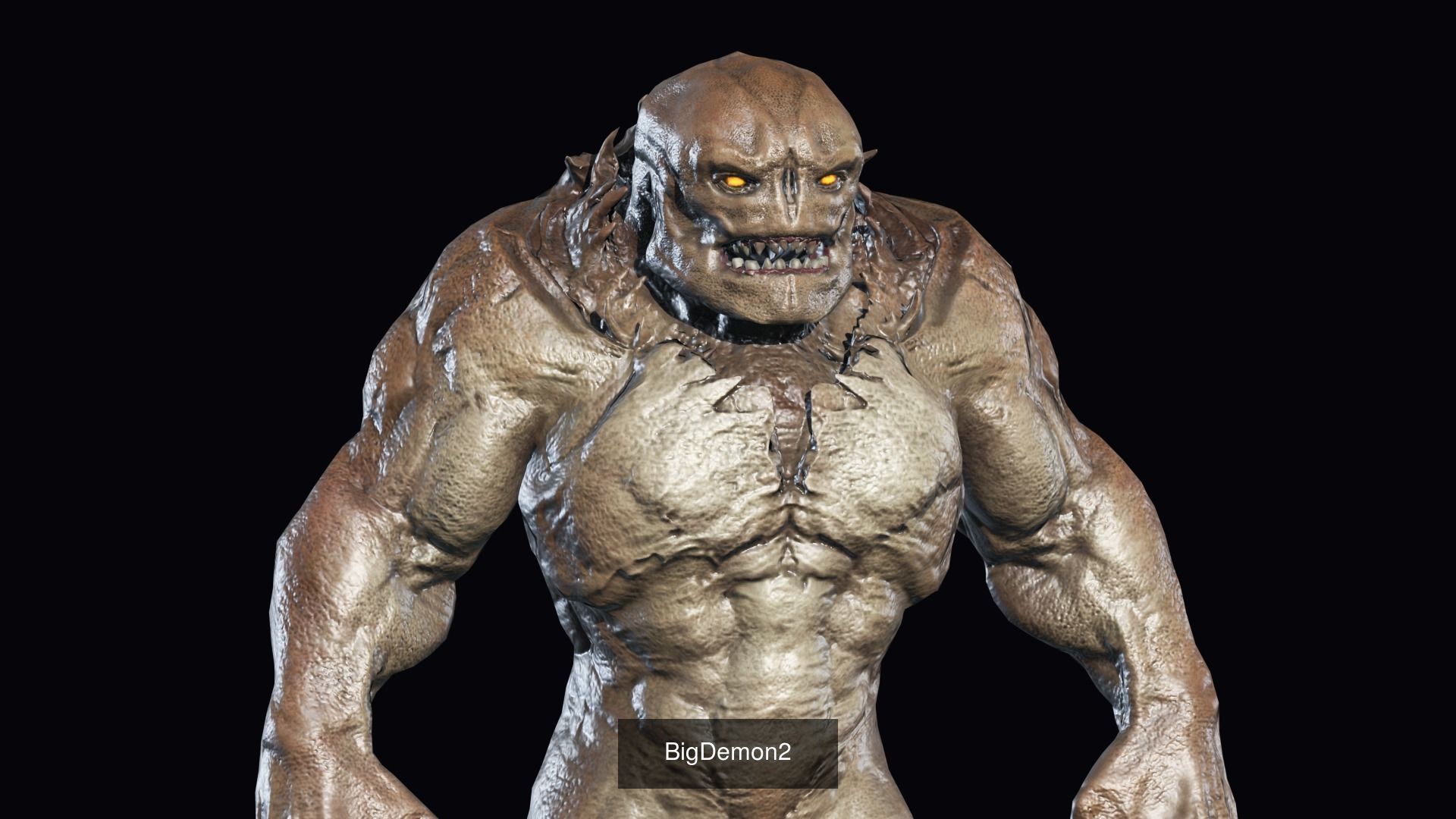 Big Demons Pack 3D Model Collection_11