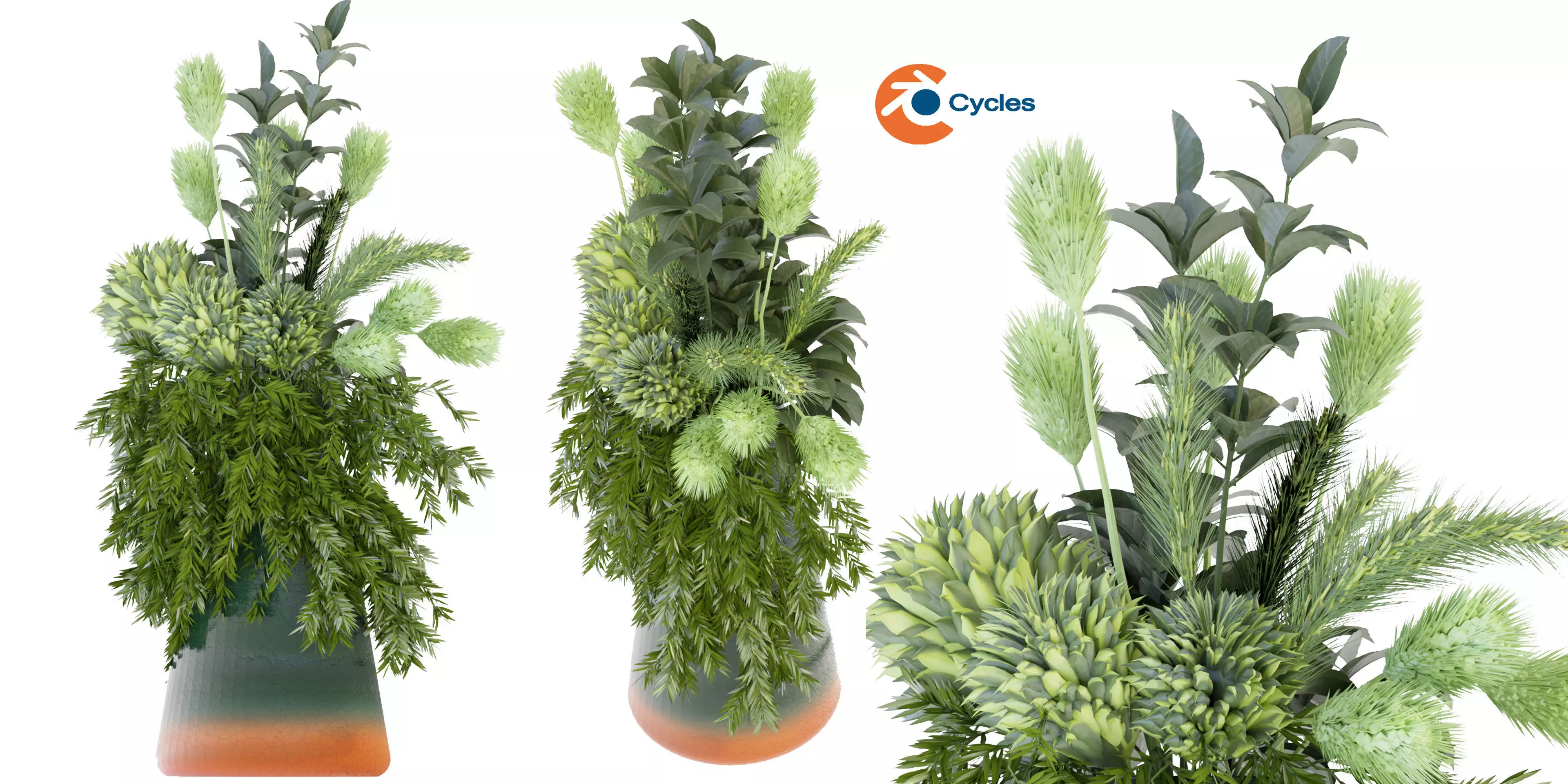 Collection plant vol 139 - blender model 3D model