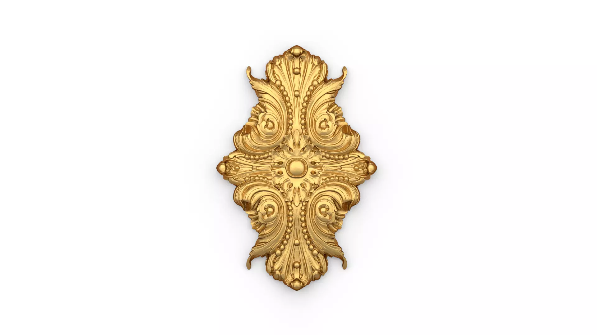Classic decor ornament 295 3D model_0