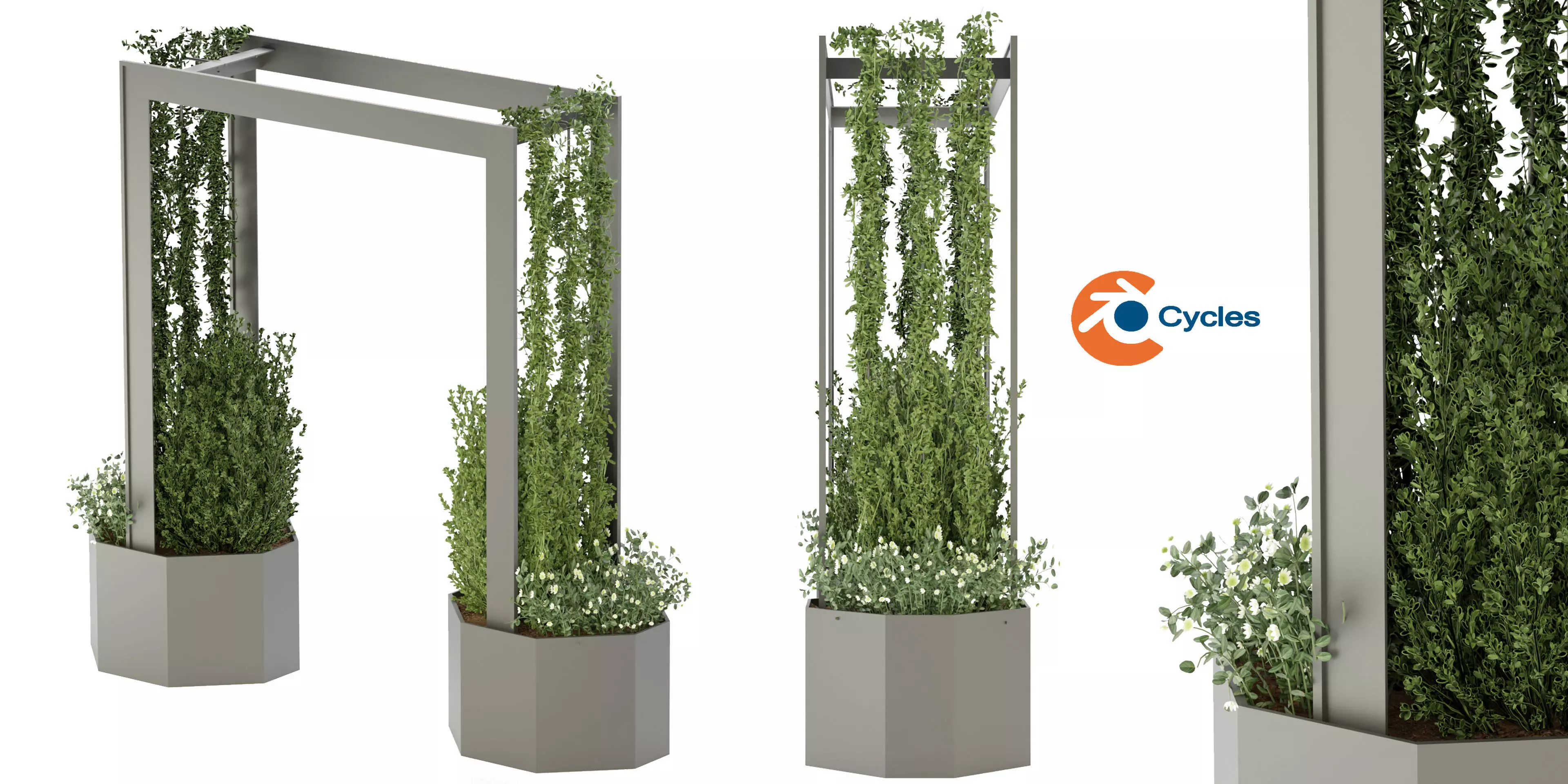 Collection plant vol 147 - blender model  3D model_0