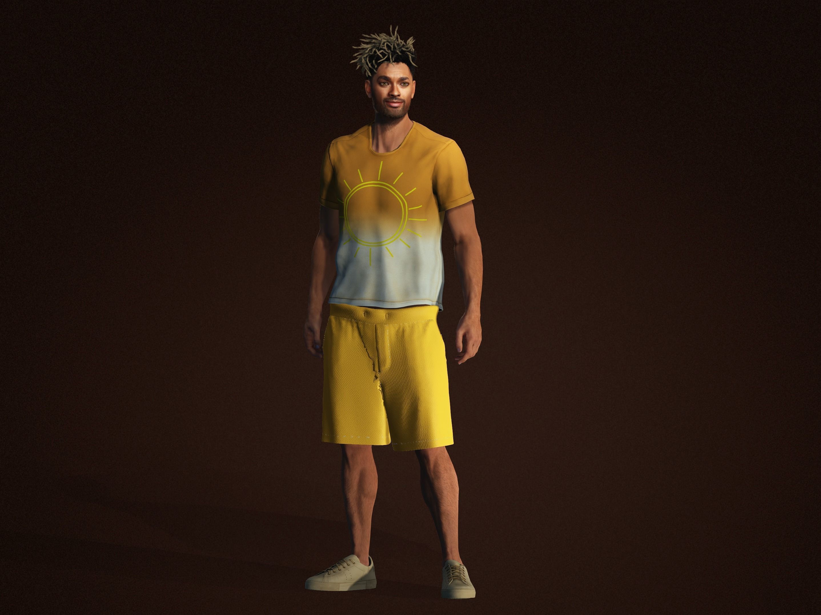 Apollo-Male Character 3D model_2