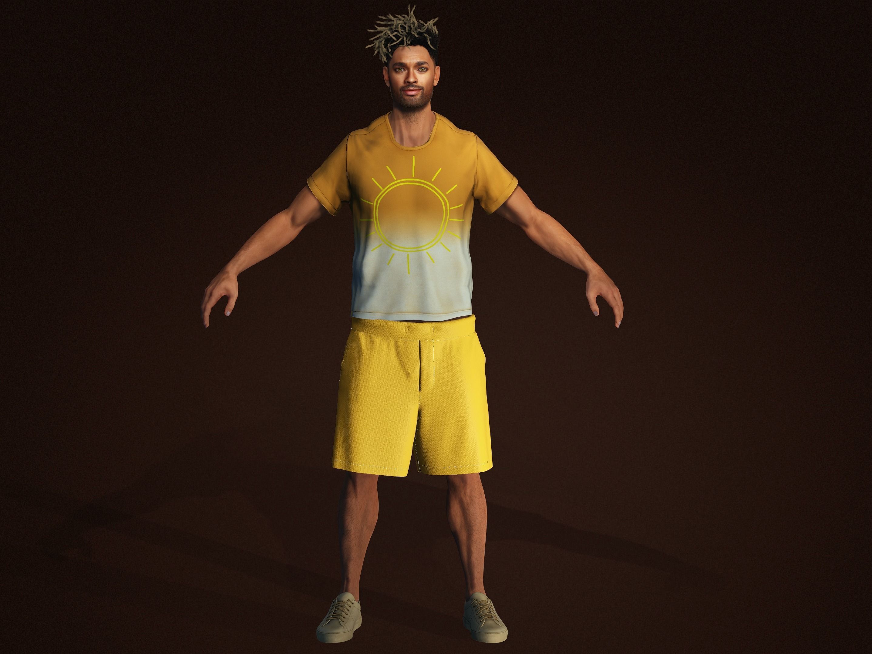 Apollo-Male Character 3D model_9