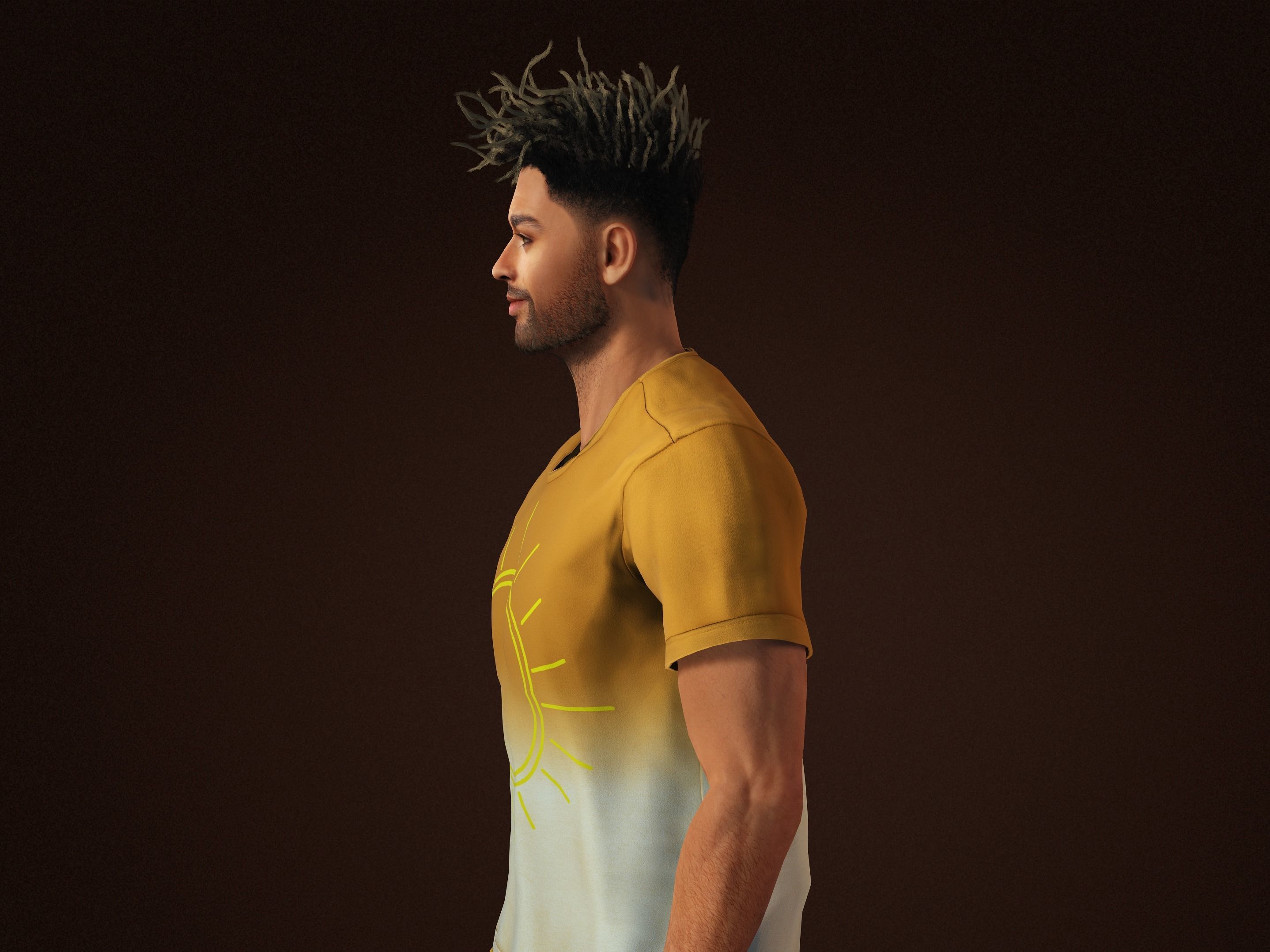 Apollo-Male Character 3D model_10