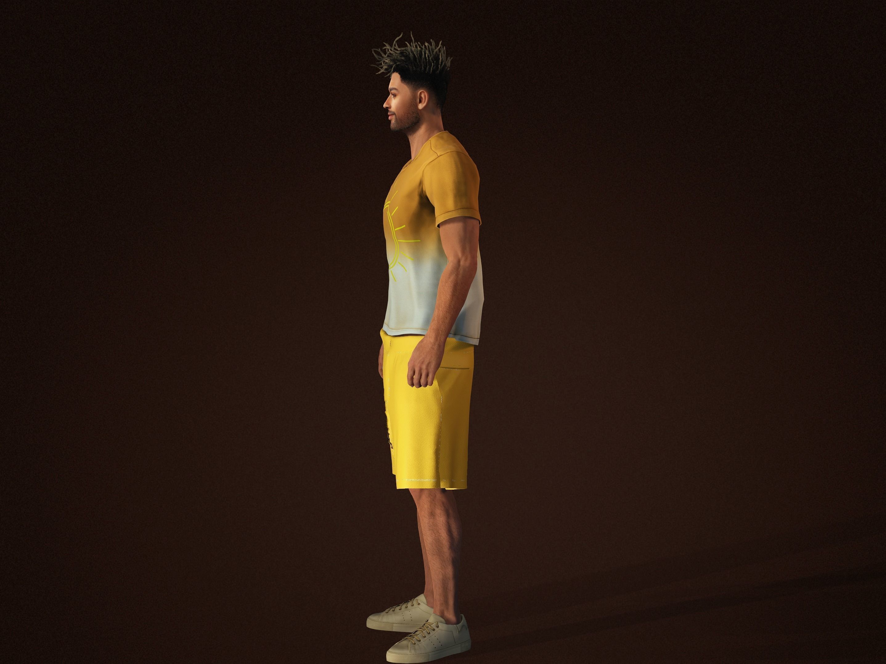 Apollo-Male Character 3D model_11