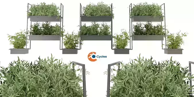 Collection plant vol 152 - blender model 