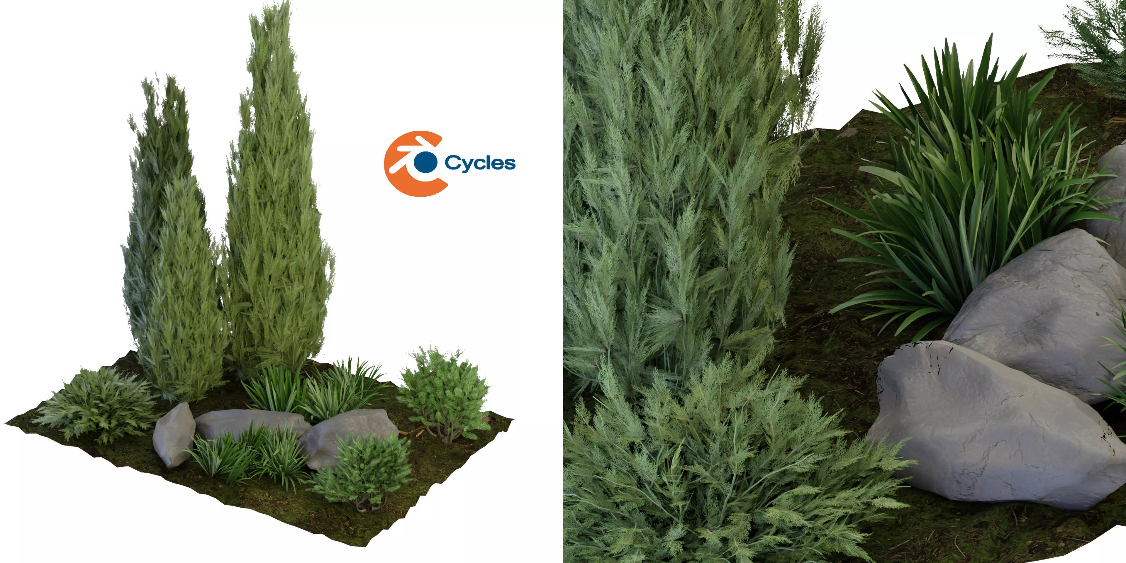 Collection plant vol 156 - blender model 3D model