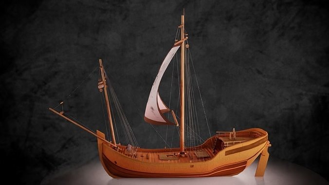 3D model Low Poly Ship VR / AR / low-poly | CGTrader