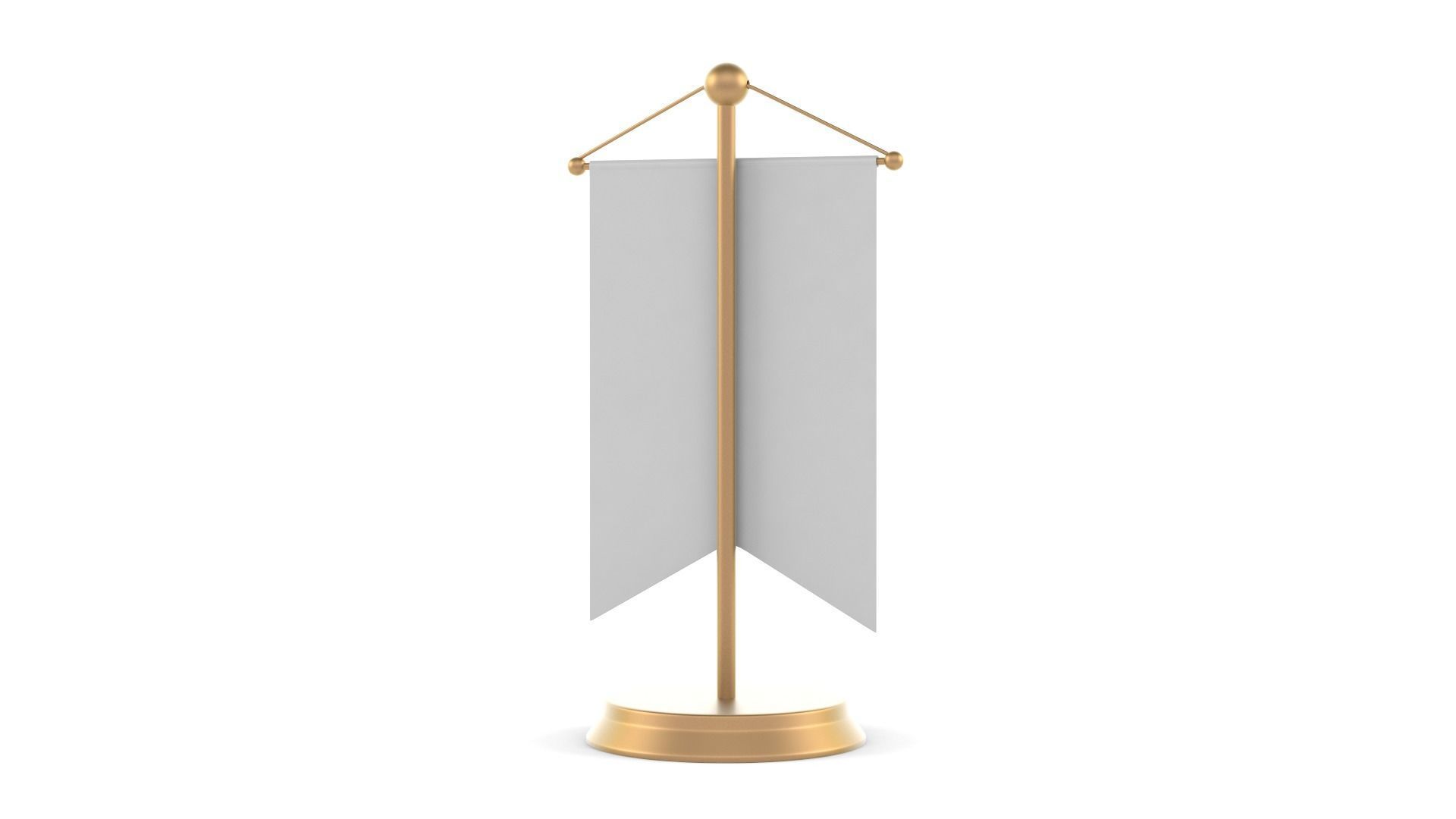 Desk Flag 3D model_6