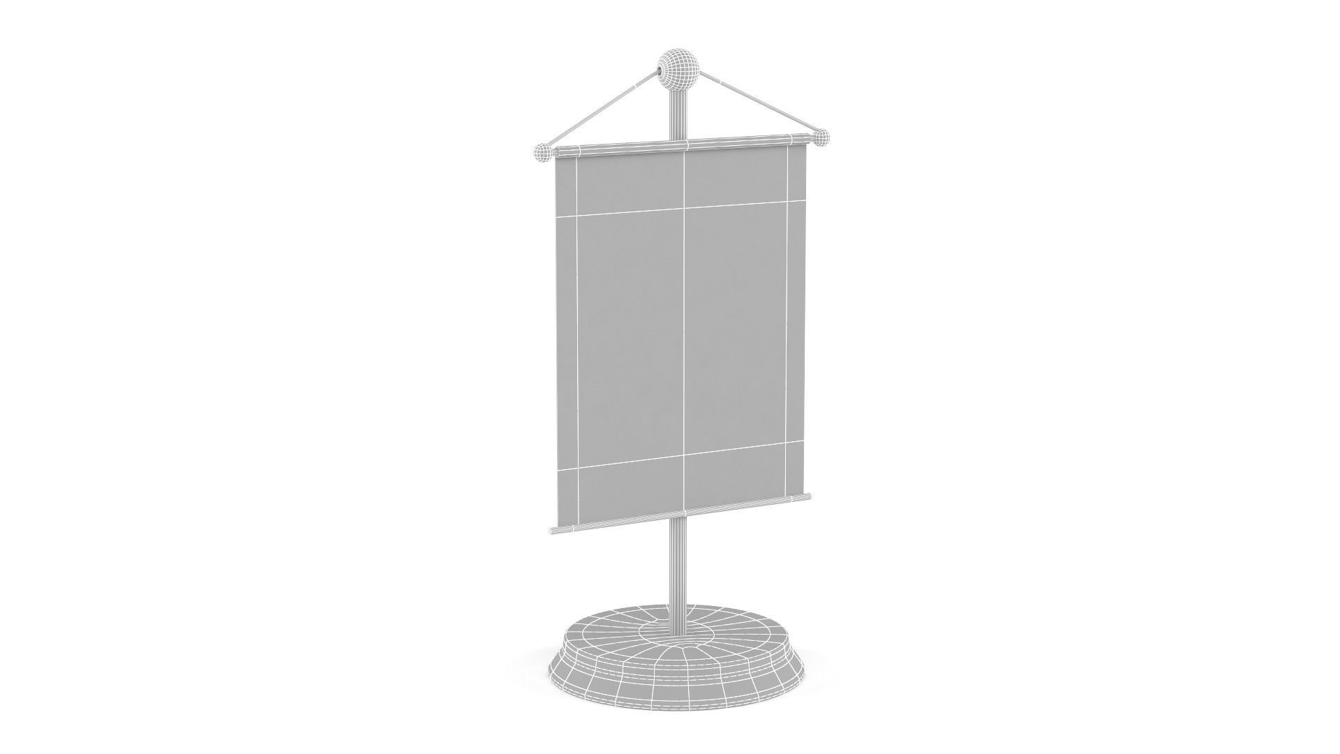 Desk Flag 3D model_13