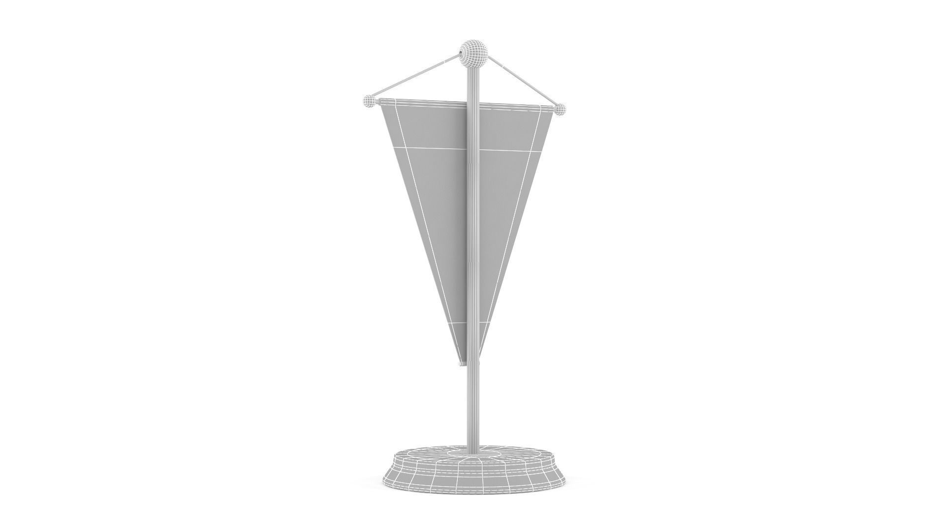 Desk Flag 3D model_17