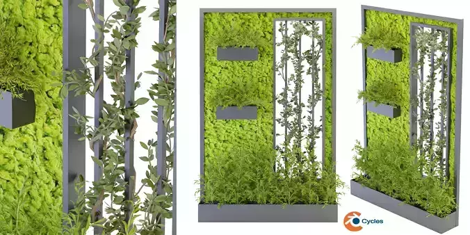 Collection plant vol 166 - blender model