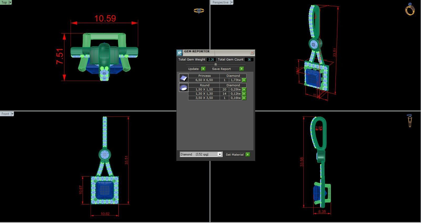 Pendant 336 3D print model_5