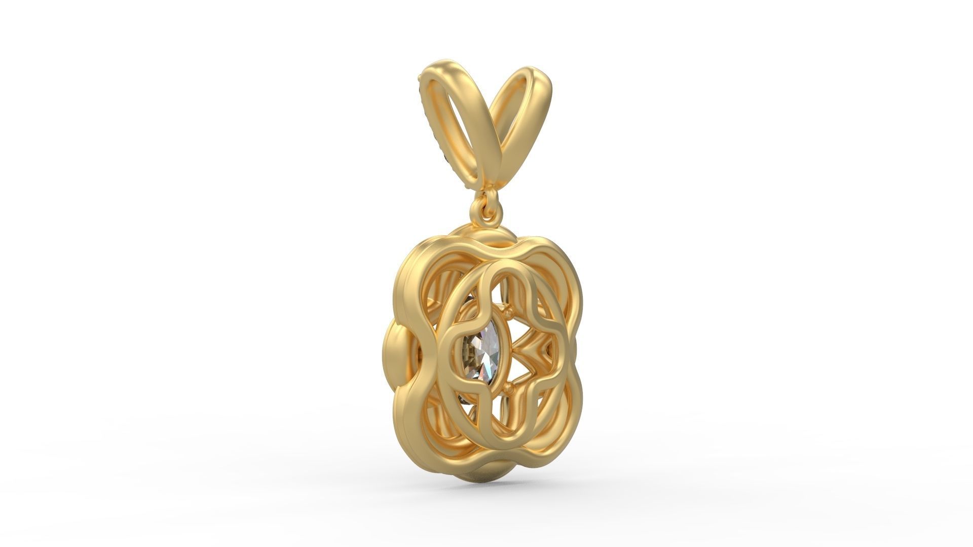 Pendant 311 3D print model_3