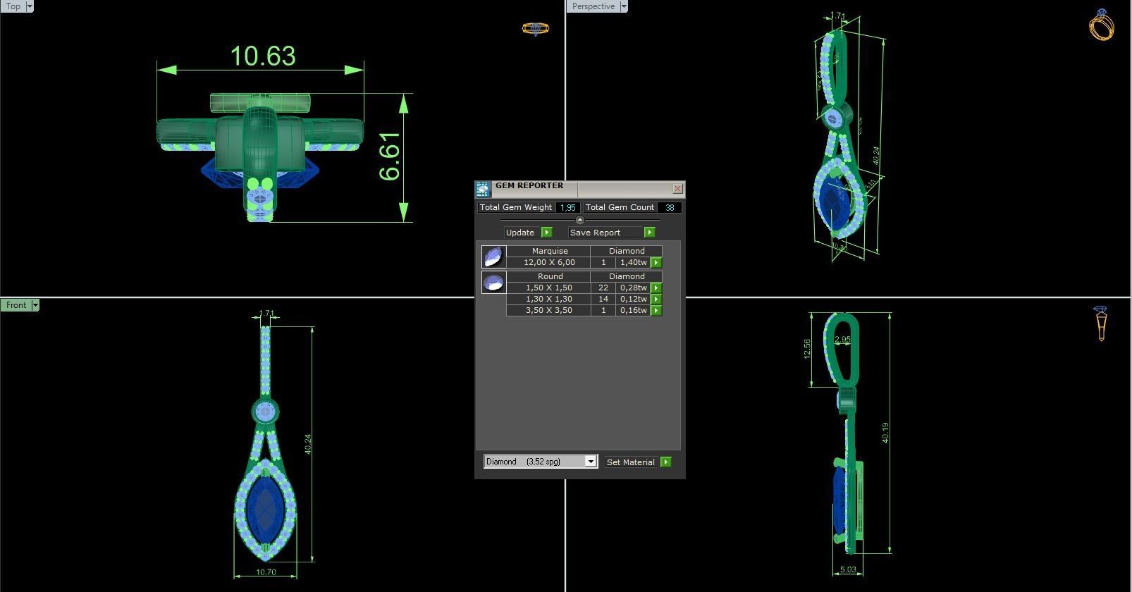 Pendant 310 3D print model_5