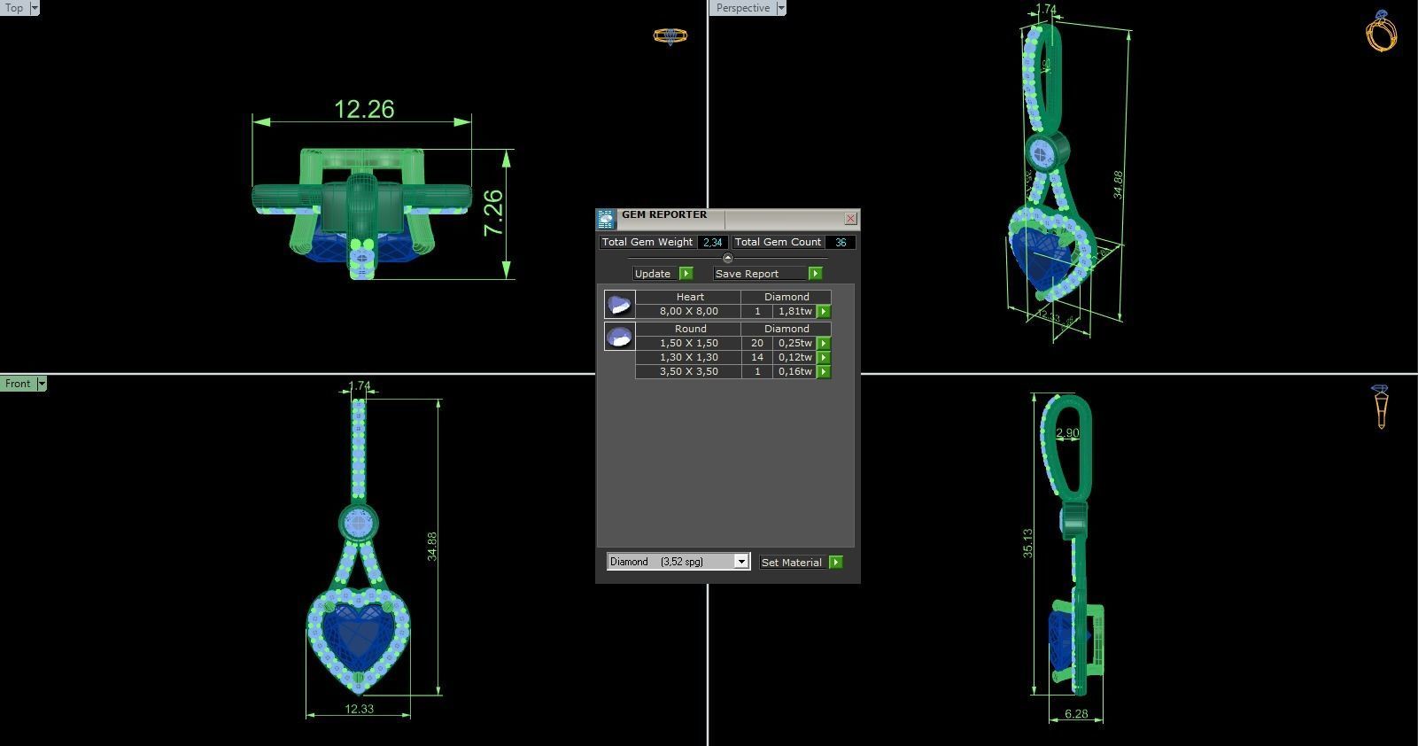 Pendant 315 3D print model_5