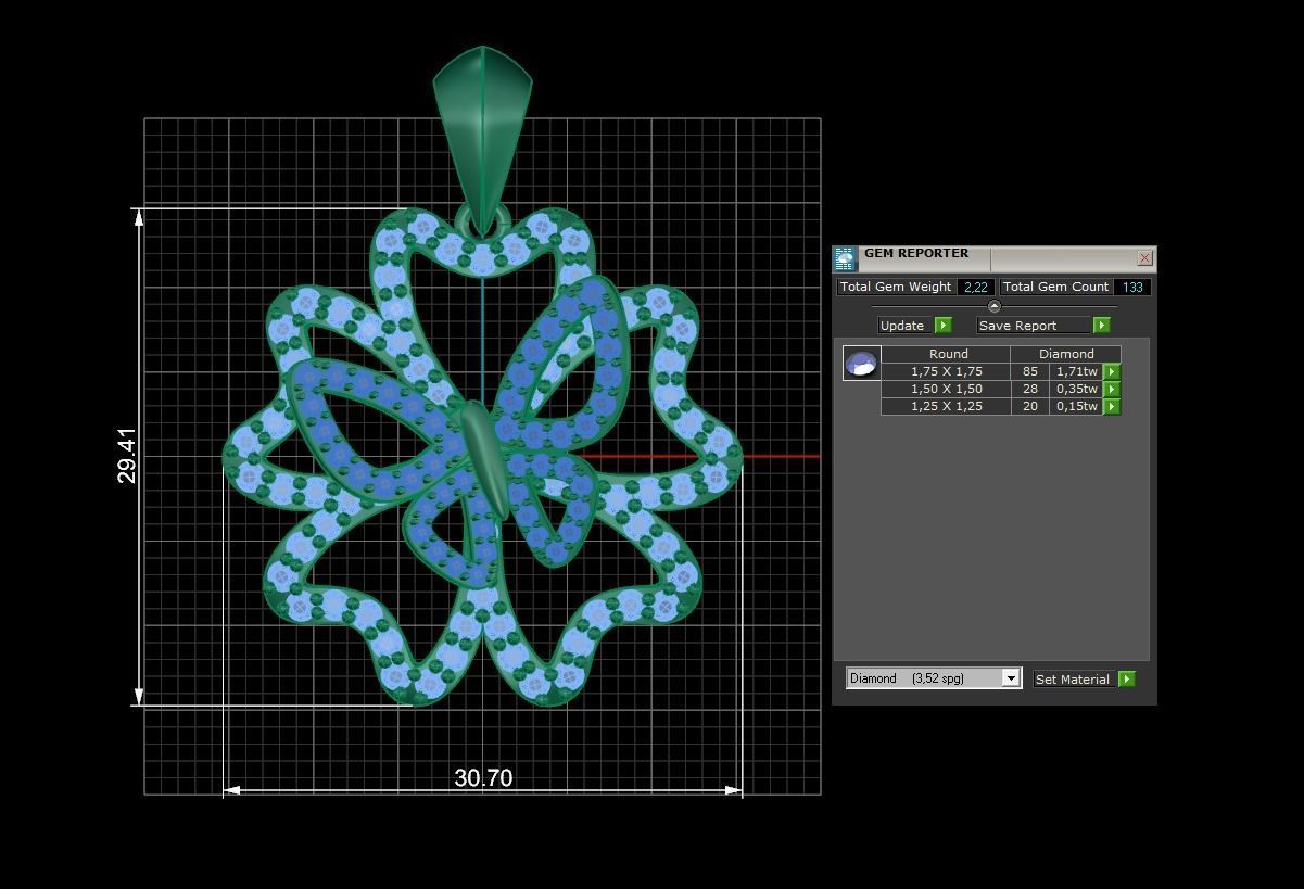 Pendant 323 3D print model_5